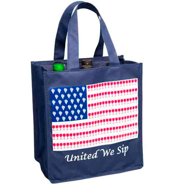 Tote - 6 Bottle Bag - United We Sip