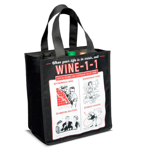 Tote - 6 Bottle Bag - WINE-1-1