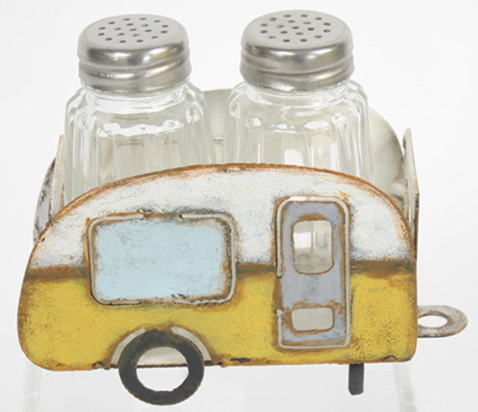 Salt & Pepper Set - Metal Camper