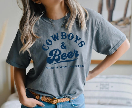 T-Shirt - Cowboys and Beer