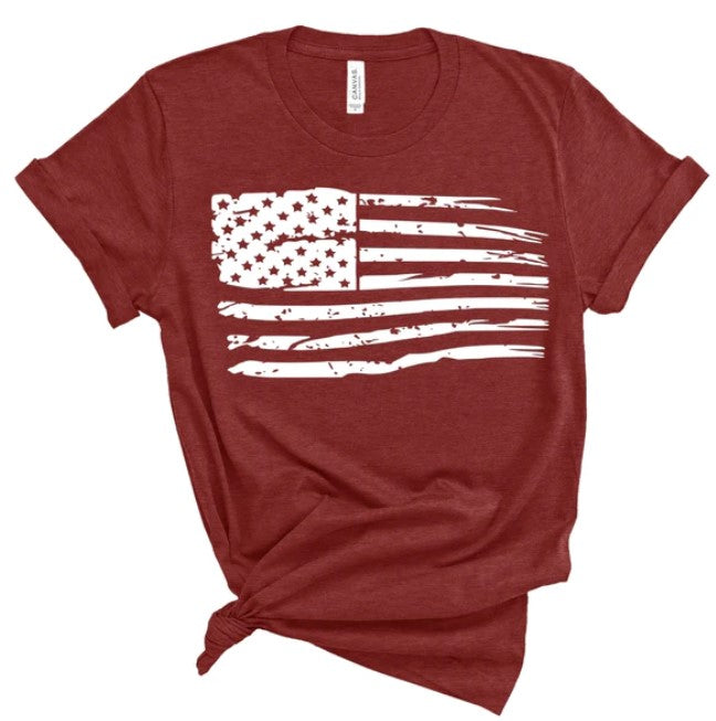 T-Shirt - Distressed Flag