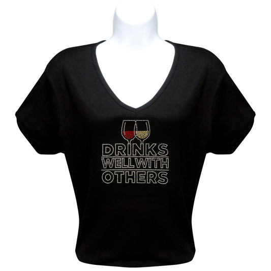 Rhinestone T-Shirt - Drinks Well