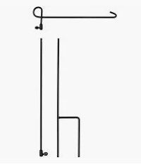 Garden Flag Stand - 3 piece
