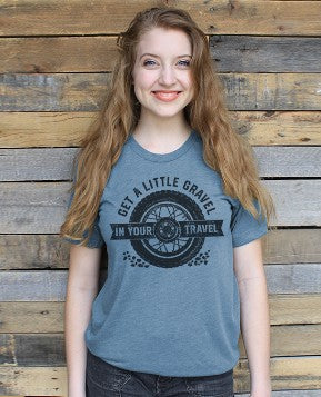 Slim Fit T-Shirt - Gravel in your Travel