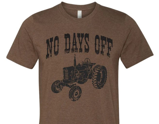 T-Shirt - No Days Off Tractor