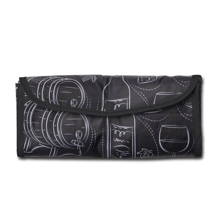 Insulated Bag - The Wine Cask Shopping Tote - Black