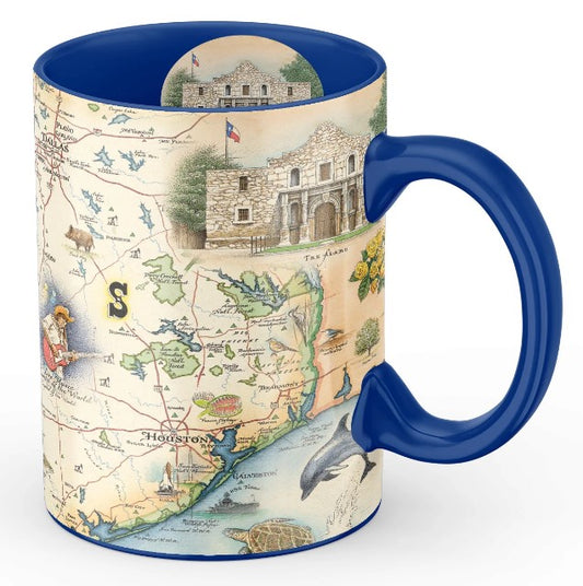 Ceramic Mug - Texas State Map