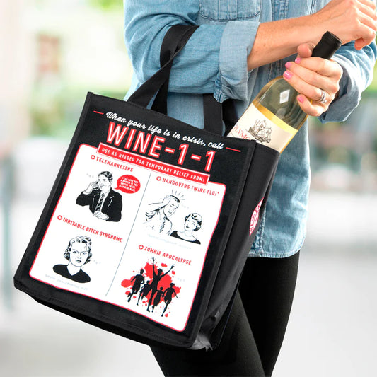 Tote - 6 Bottle Bag - WINE-1-1