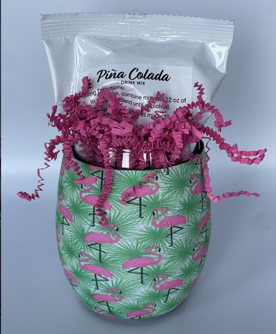 Wine Glass & Huggie - Wine-A-Rita