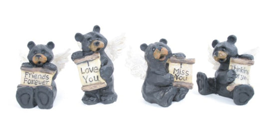 Figurine Sculpture - Angel Bear