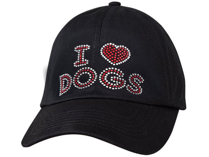 Cap - I Love Dogs Rhinestone