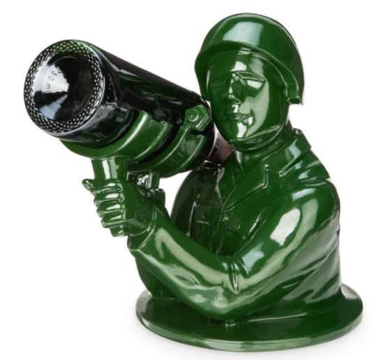 Wine Bottle Holder - Army Man