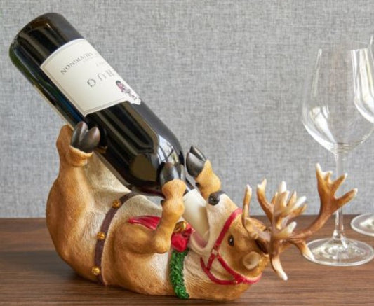 Wine Bottle Holder - Reindeer
