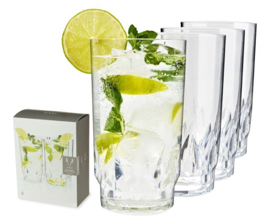 Shatterproof Acrylic Highball Tumbler