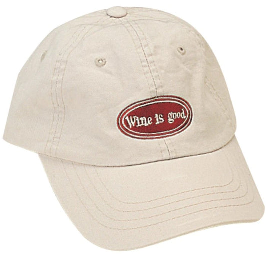 Cap - Wine is Good Polo - Stone