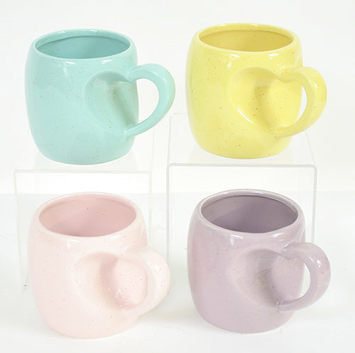 Ceramic Heart Mugs set