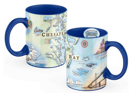 Ceramic Mug - Chesapeake Bay Map
