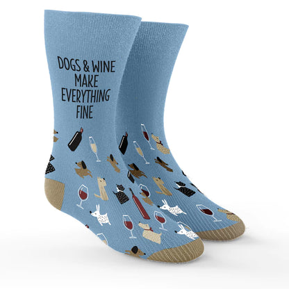 Socks - Dogs & Wine