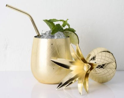16 oz. Gold Pineapple Tumbler by Viski® - UR Gifts 4 All Seasons