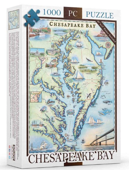 Jigsaw Puzzle - Chesapeake Bay Map