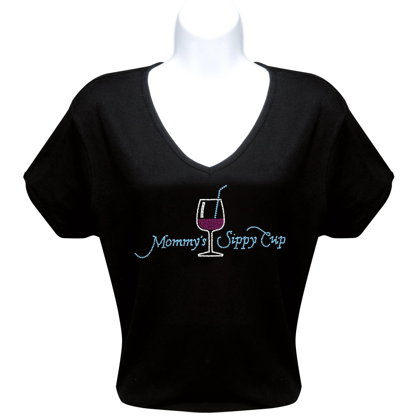 Rhinestone T-Shirt - Mommy's Sippy Cup