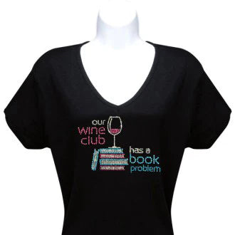 Rhinestone T-Shirt - Our Wine Club