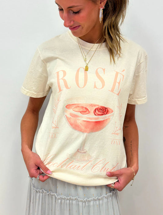 T-Shirt - Rose - COCKTAIL CLUB
