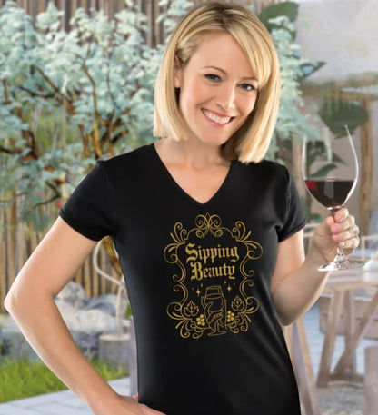 T-Shirt - Sipping Beauty