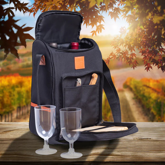 Insulated Bag - Wine & Cheese - Back Pack