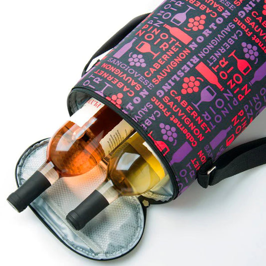 Insulated Bag - 2 Wine Bottle - Wine Culture