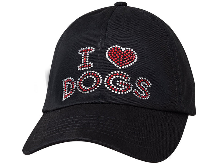 Cap - I Love Dogs Rhinestone