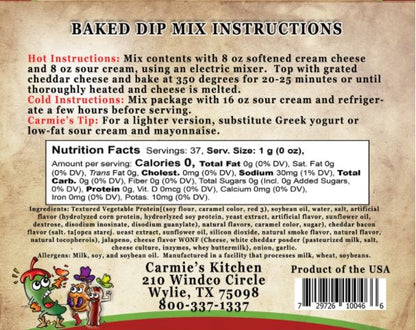 Dip Mix - Baked Bacon Jalapeno Popper