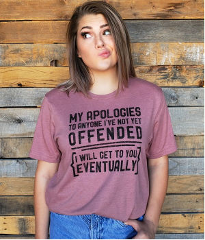 Slim Fit T-Shirt - Apologies